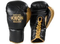 Boxhandschuhe Leder mit Schnürung