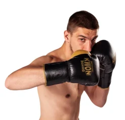 Boxhandschuhe Leder mit Schnürung