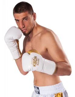 Boxhandschuhe Leder mit Schnürung