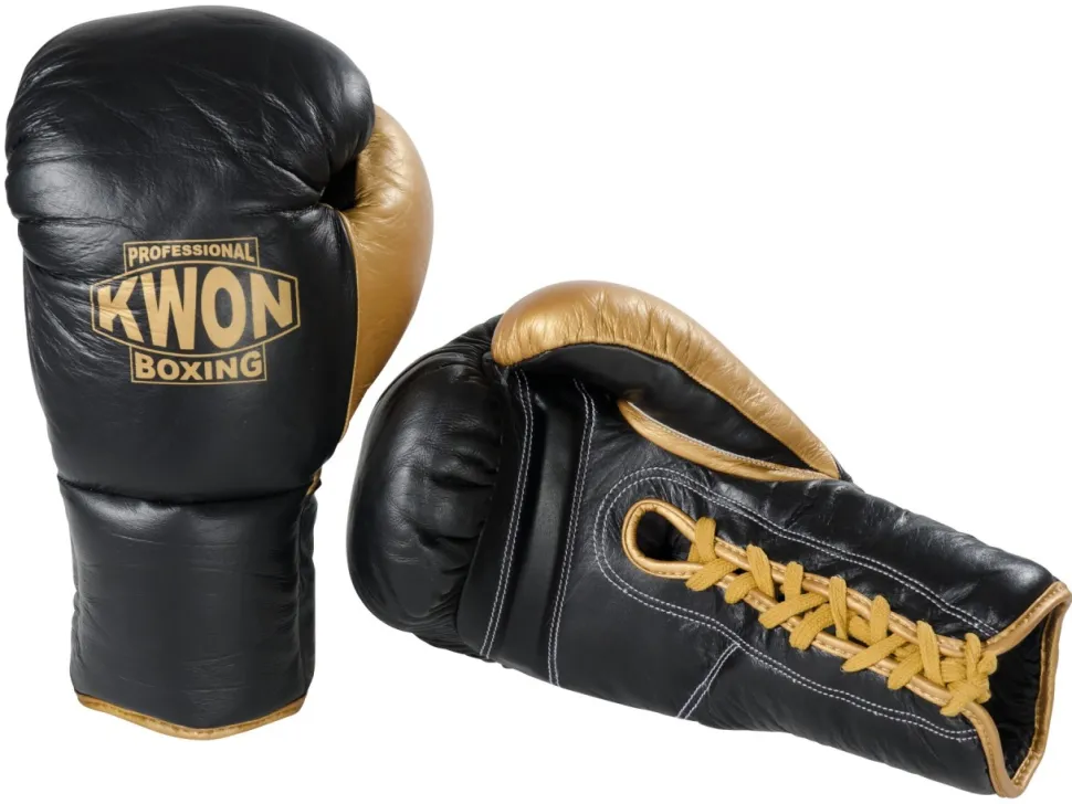 Boxhandschuhe Leder mit Schnürung