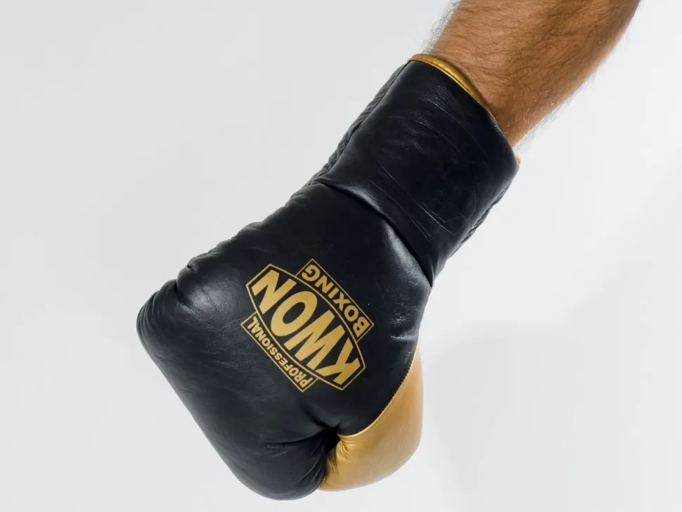 Boxhandschuhe Leder mit Schnürung