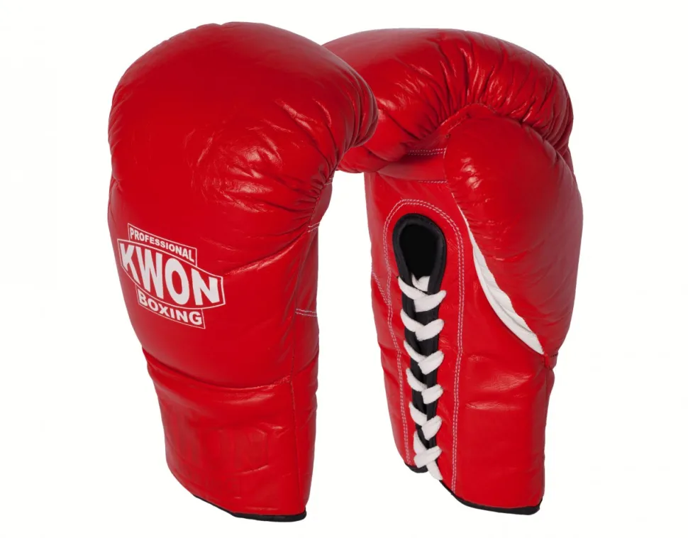 Boxhandschuhe Leder mit Schnürung