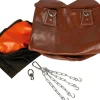Boxsack Leder 120 cm ungefüllt braun