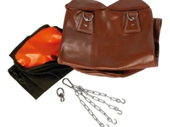 Boxsack Leder 120 cm ungefüllt braun