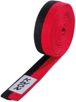 Budo-Gürtel Poomsae schwarz/rot
