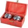 Chinesische Kugeln mit Klang, silber / chrom