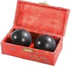 Chinesische Kugeln, polierter Stein