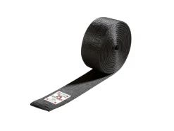 DANRHO Budo-Gürtel, in 4 cm und 5 cm schwarz, aus Kunstseide