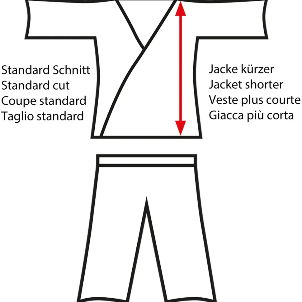 DANRHO Judoanzug Ultimate Gold weiß