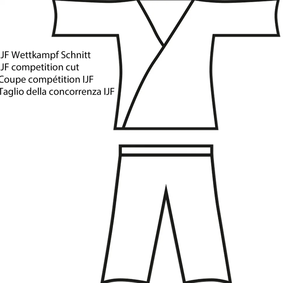 DANRHO Judogi Ultimate 750 IJF blau