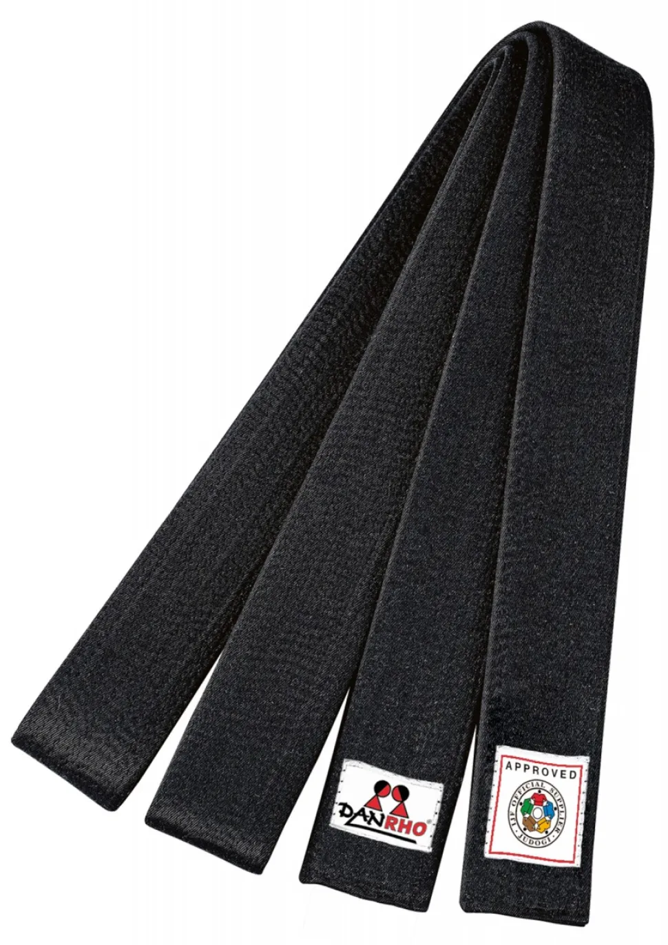 DANRHO Judo-Gürtel schwarz IJF rec.