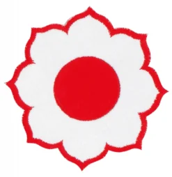 DANRHO Stickabzeichen Blüte, groß