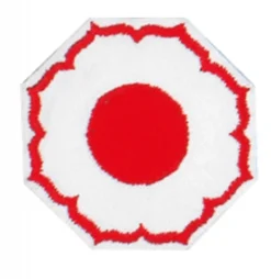 DANRHO Stickabzeichen Blüte, klein