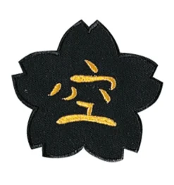 DANRHO Stickabzeichen Karate-Kirschblüte
