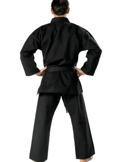 Karateanzug Traditional schwarz 12 oz