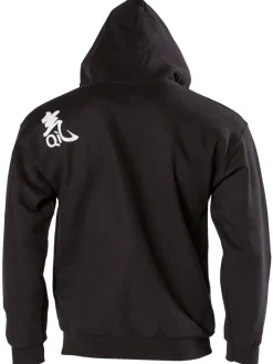 QI Kapuzenpullover schwarz