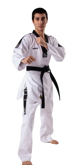 TKD Anzug Grand Victory - Rückenbestickung, schwarzes Revers