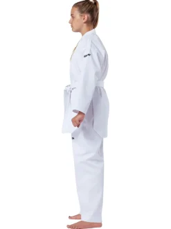 TKD-Anzug Victory, weiß mit weißem Revers