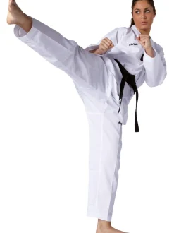 TKD-Anzug Victory, weiß mit weißem Revers
