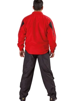 Trainingsanzug Performance Micro rot / schwarz